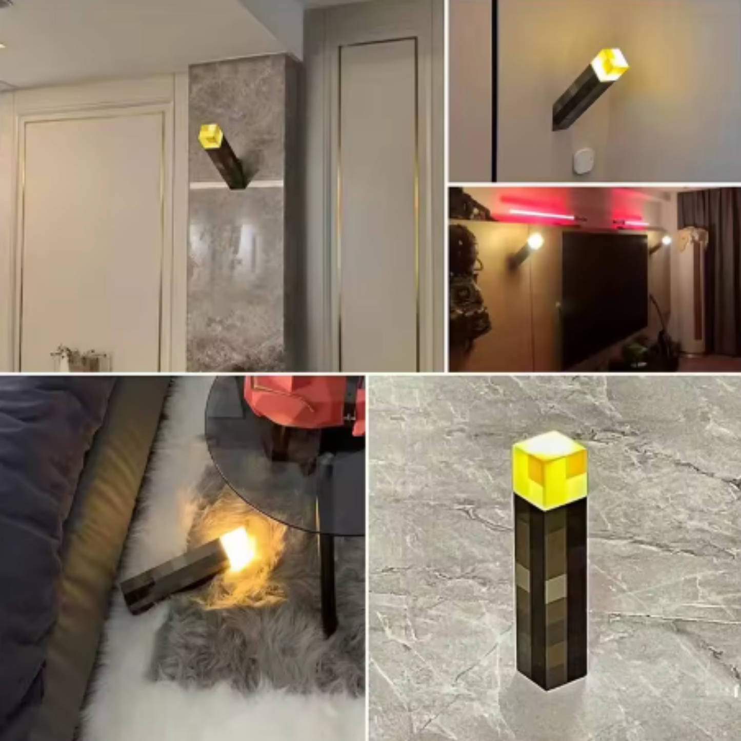 Lámpara Minecraft Transforma Tú Hogar